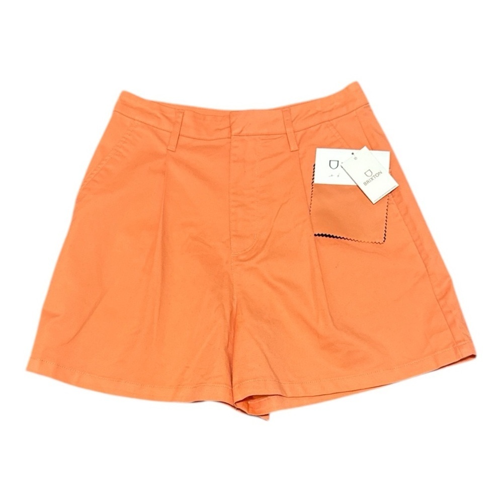 Brixton Coral Orange Victory Trouser  Women's Shorts Size 26 NWT